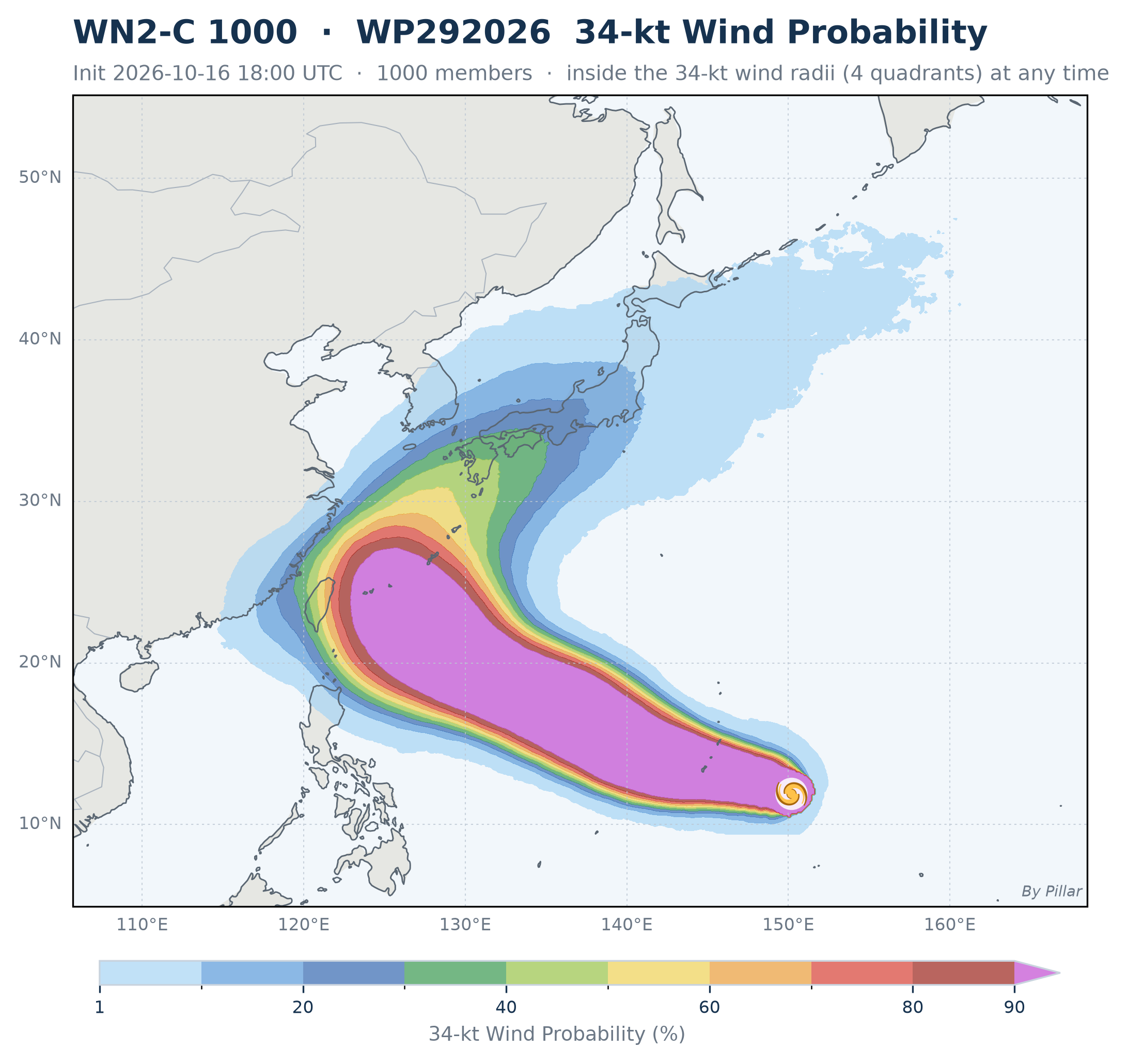 WP292026 WN2-C 1000 Strike Probability · 34 kt